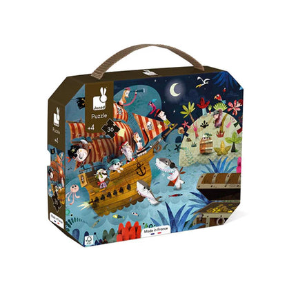 Janod Puzzle Chasse au Trésor Pirates