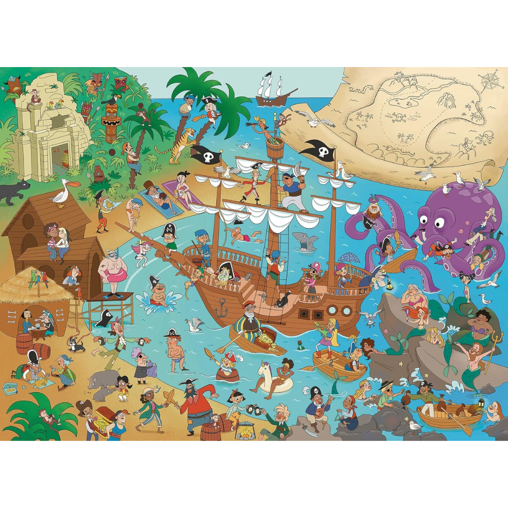 Puzzle Die Piratenbucht, 150 Teile