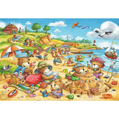 Ravensburger children's puzzle Holiday by the Sea, 2 x 24 pieces