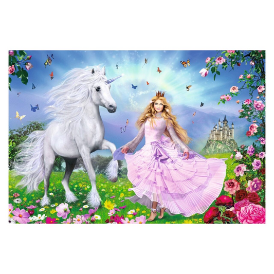 Schmidt Puzzle Princesse des Licornes, 100 pièces