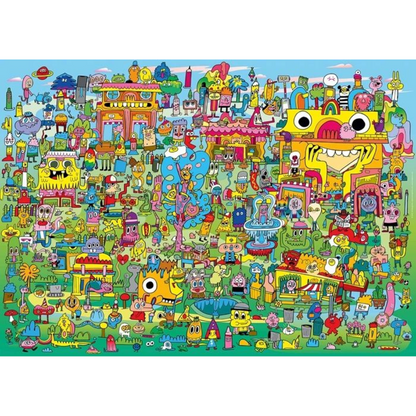 Puzzle Doodle Village Standard, 1000 Teile