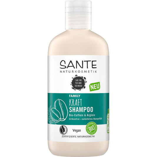 Sante Family Shampooing Force et Brillance Caféine et Arginine Bio, 250 ml