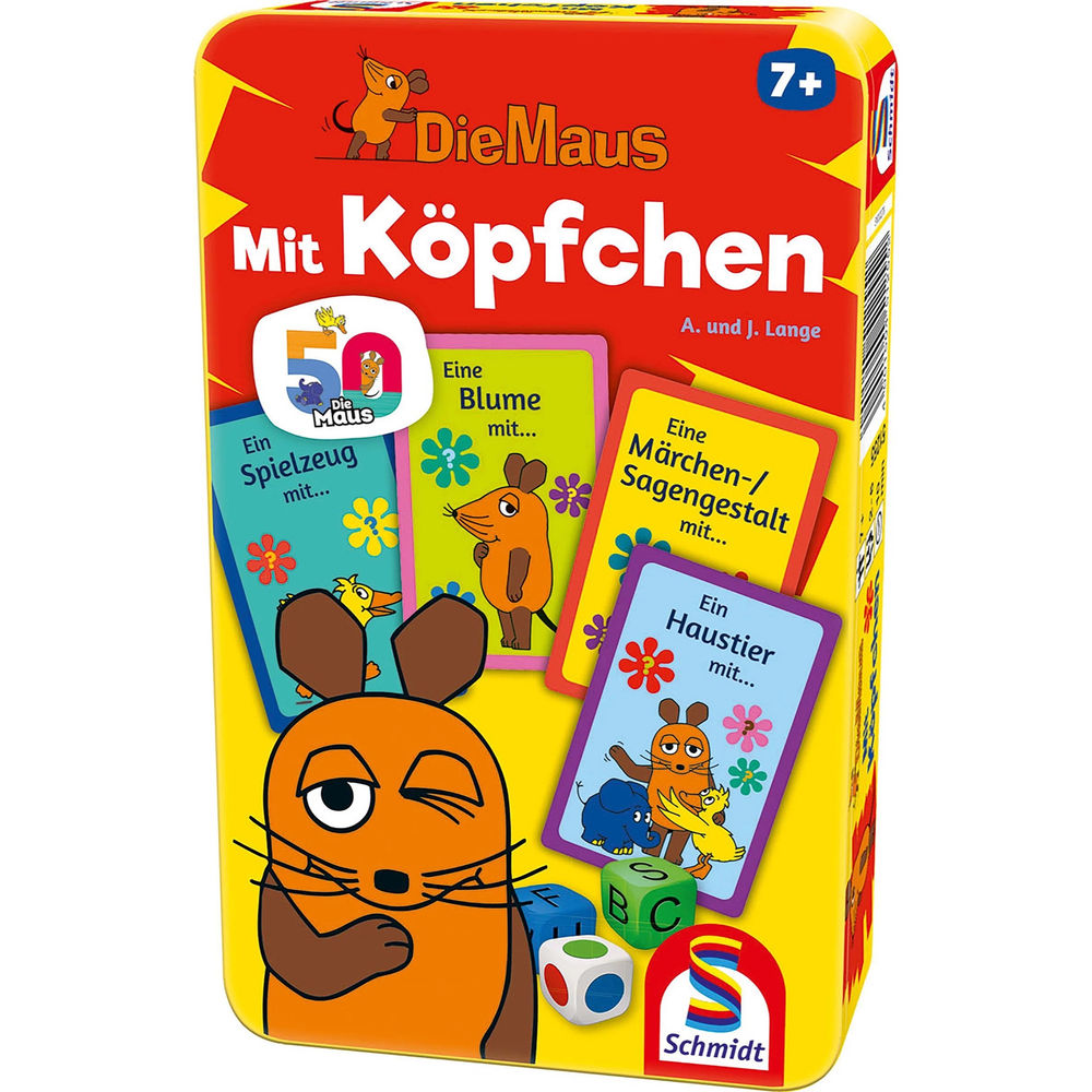 Schmidt Die Maus, Mit Köpfchen, Metalldose