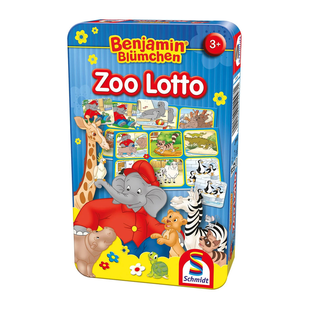Schmidt Spiele Benjamin Blümchen, Zoo Lotto (Metalldose) (d)
