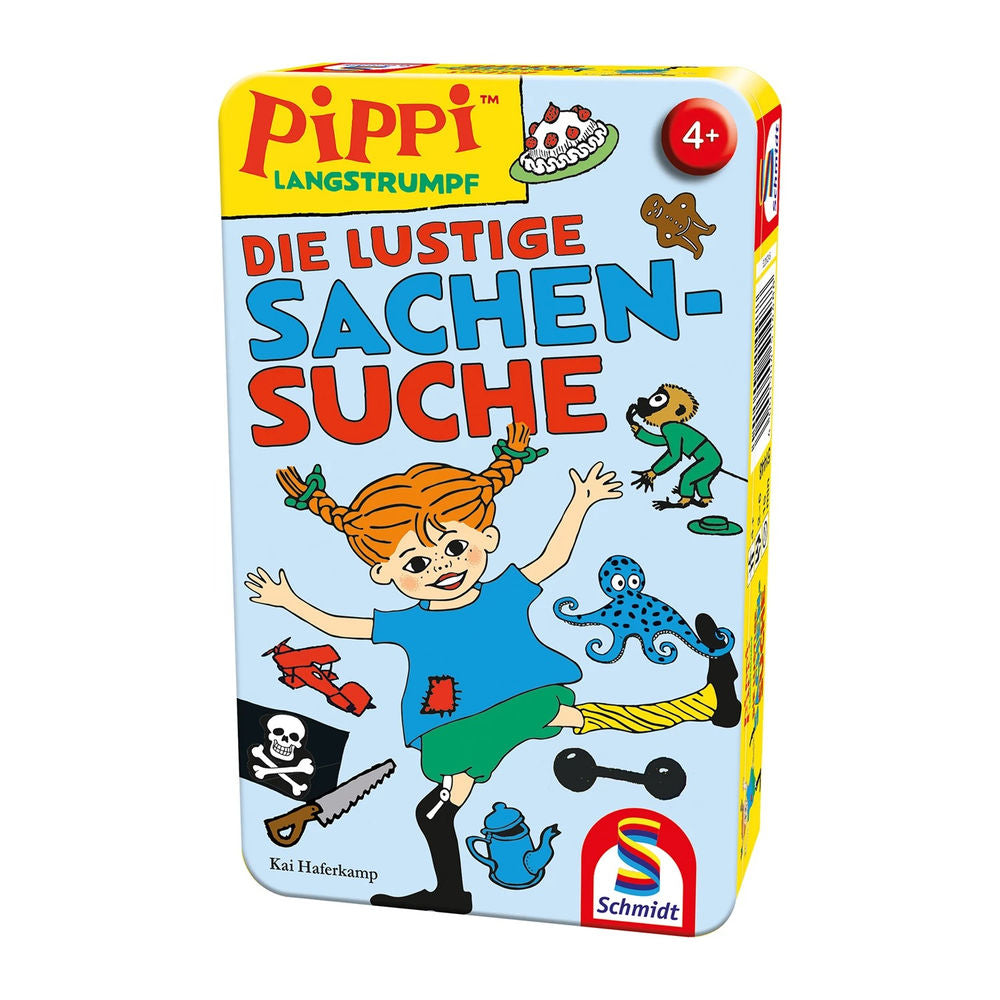 Schmidt Spiele Pippi Langstrumpf, Die lustige Sachensuche (Metalldose) (d)