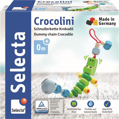 Selecta Schnullerkette Crocolini 21cm