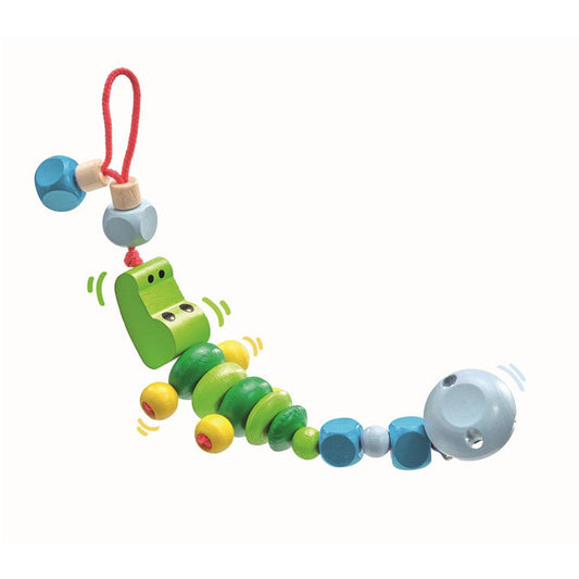 Selecta pacifier chain Crocolini 21cm