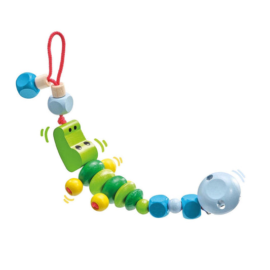 Selecta pacifier chain Crocolini 21cm