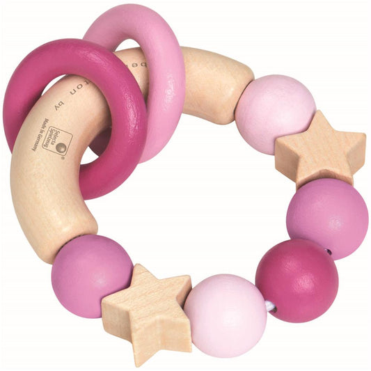 Selecta grasping toy lucky grip pink 7.5cm