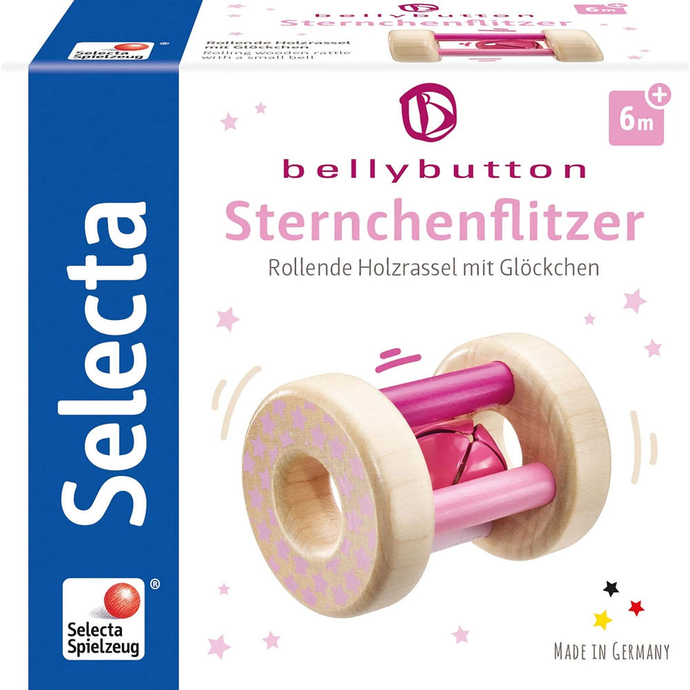 Selecta Greifling Sternchenflitzer rosa 7cm