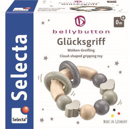 Selecta jouet de préhension Lucky Grip gris 7,5cm