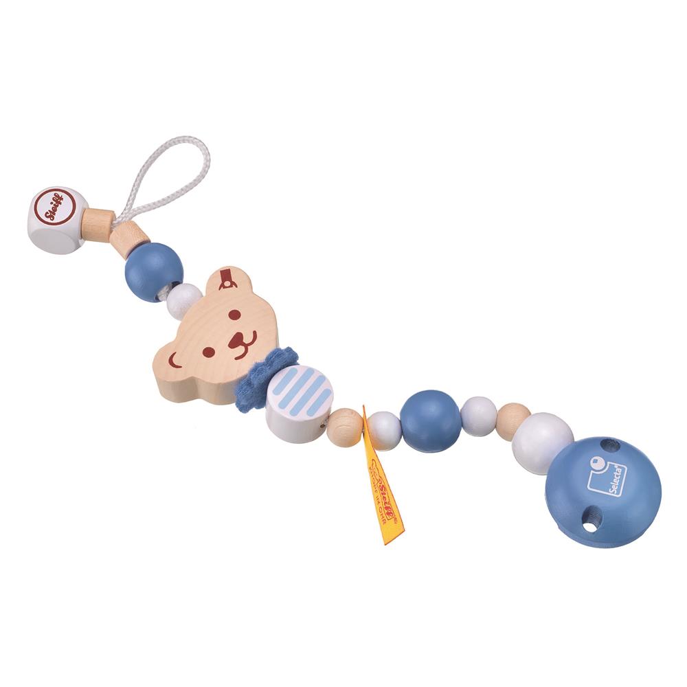 Selecta pacifier chain Steiff blue 21 cm