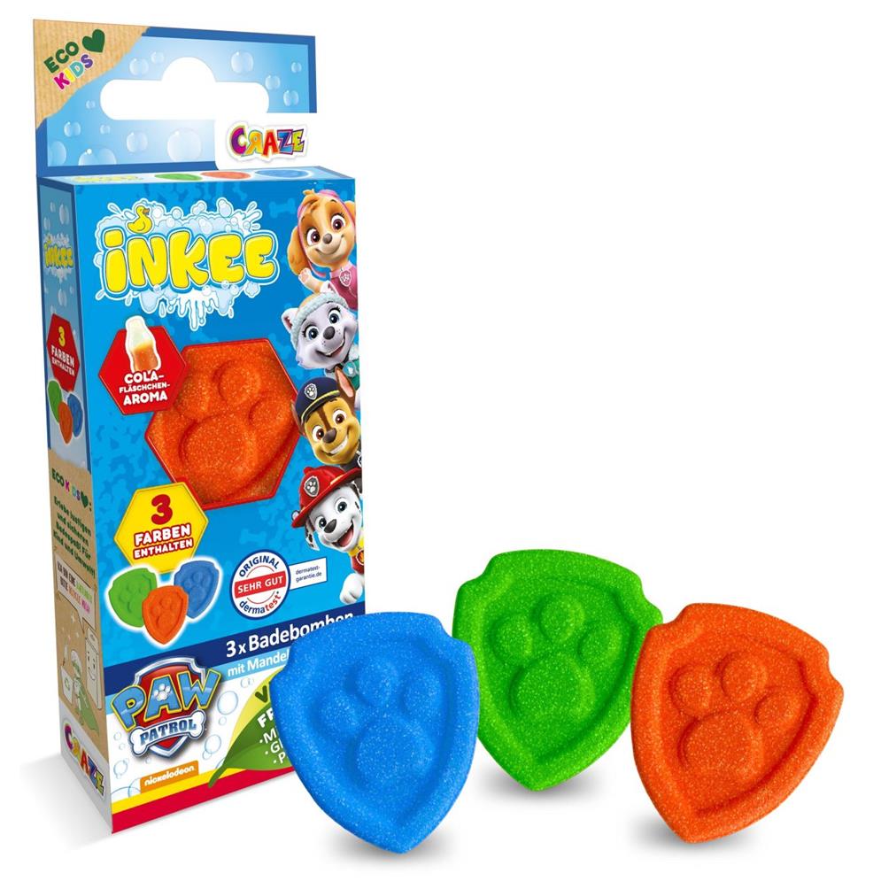 Craze Inkee Badebomben Paw Patrol 3er-Set