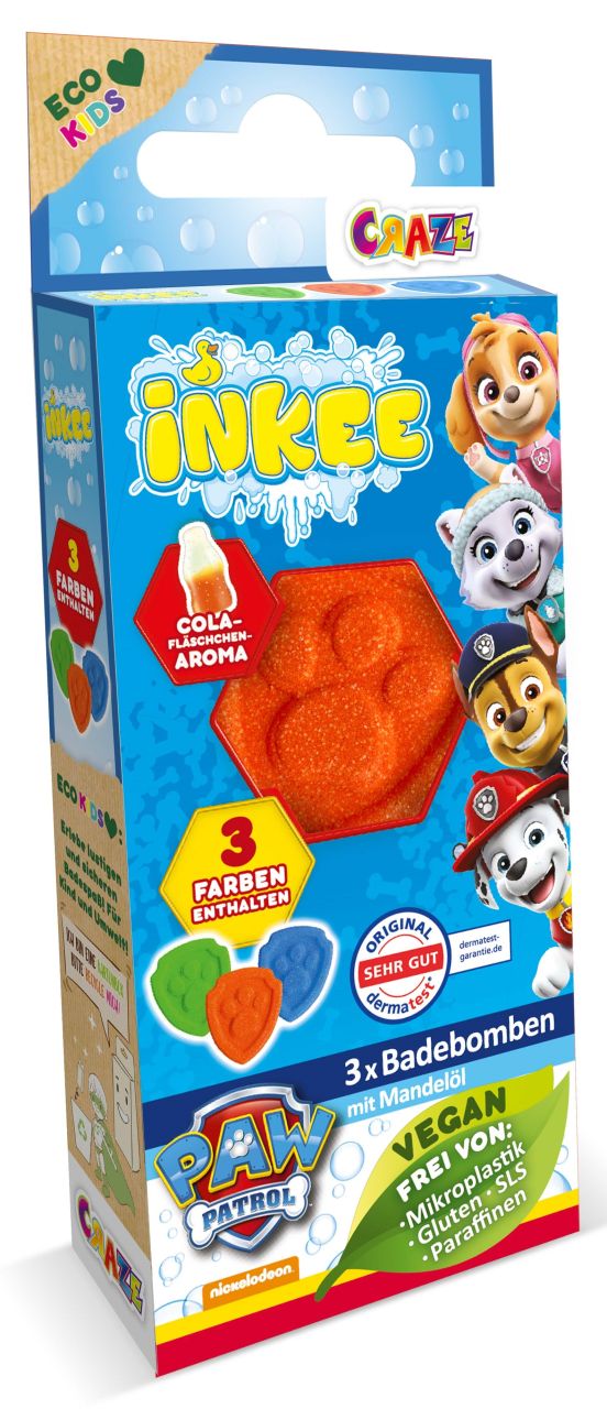 Craze Inkee Badebomben Paw Patrol 3er-Set