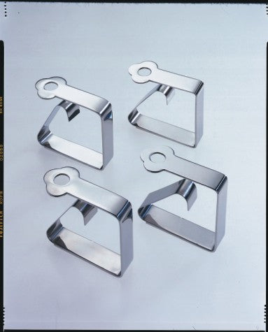 Wenko tablecloth clamps stainless steel 4-pack