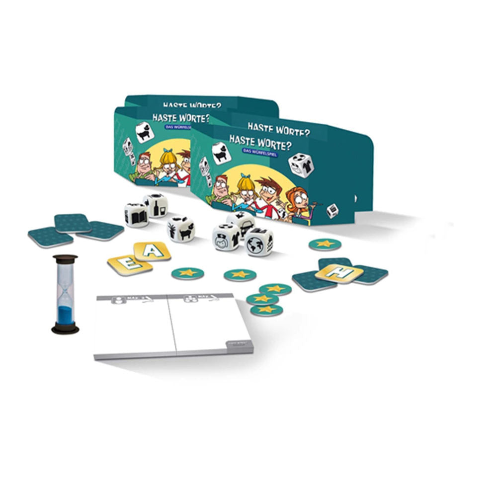 Hutter Haste Worte? - Das Würfelspiel (d,f,e)