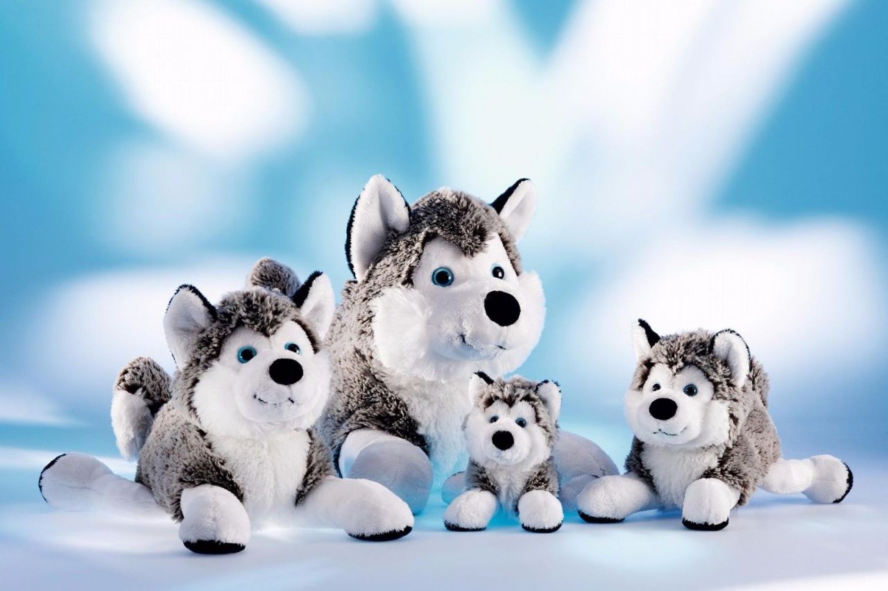 Schaffer-Plüschtier Polarhund Husky, 18 cm