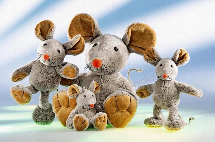 Schaffer plush toy mouse Eddi, 16 cm