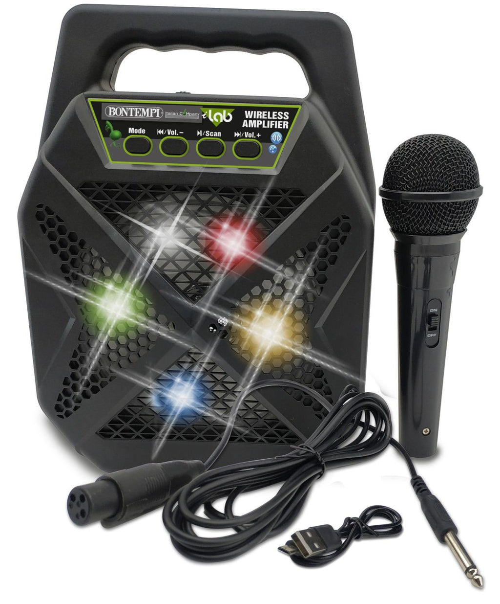 Bontempi Verstärker mit Mikrofon, drahtlos