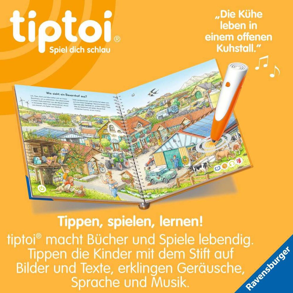 Ravensburger tiptoi® Why? How? What for? On the farm