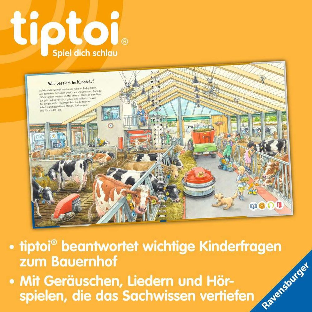 Ravensburger tiptoi® Why? How? What for? On the farm