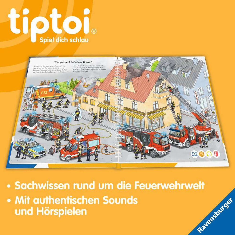 Ravensburger tiptoi® Why? How come? What for? At the fire brigade