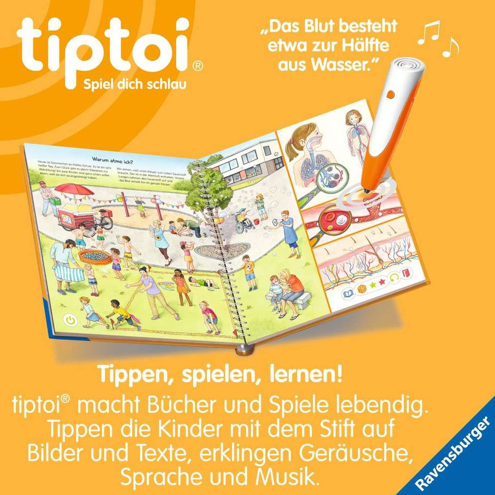 Ravensburger tiptoi® Why? How? What for? Everything about the body