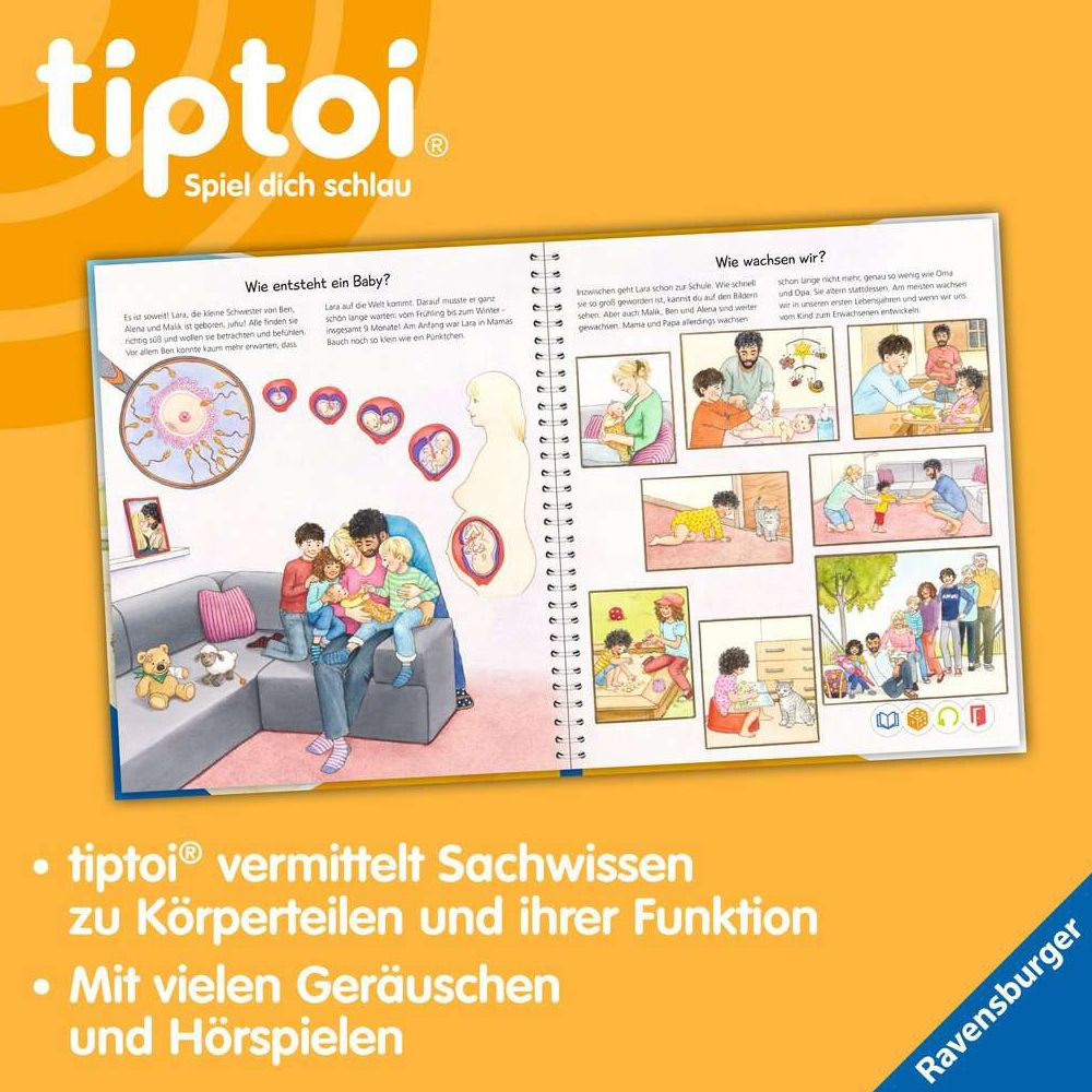 Ravensburger tiptoi® Why? How? What for? Everything about the body