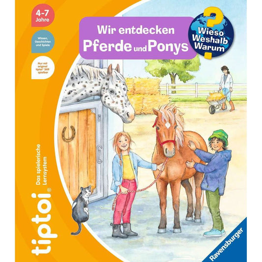 Ravensburger tiptoi® Why? How? What for? We discover horses and ponies