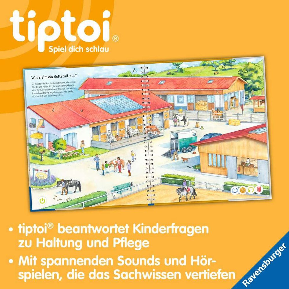 Ravensburger tiptoi® Why? How? What for? We discover horses and ponies