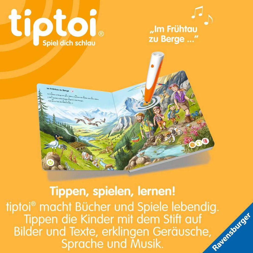 Ravensburger tiptoi® My most beautiful songs for on the go