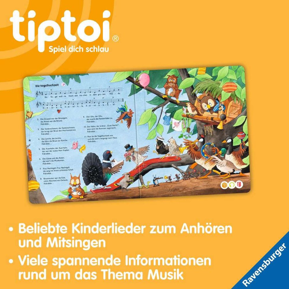 Ravensburger tiptoi® My most beautiful children's songs