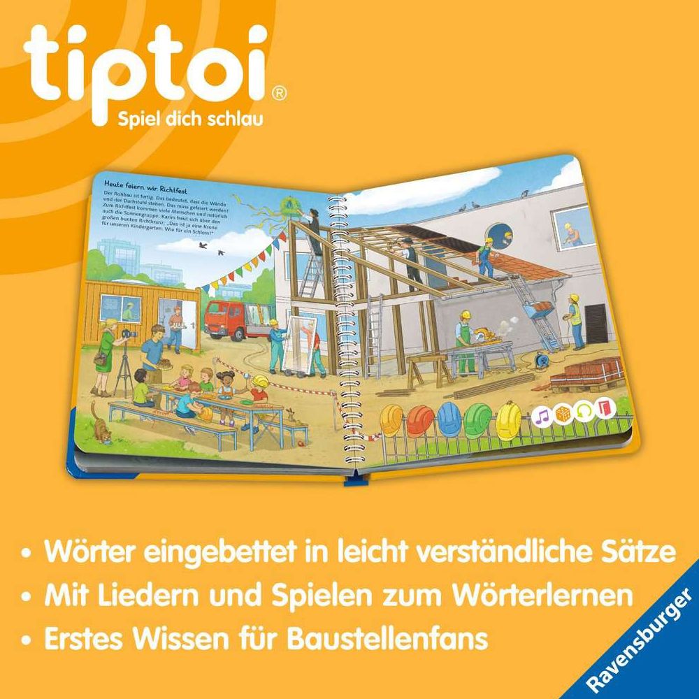 Ravensburger tiptoi® My Word Picture Book Construction Site