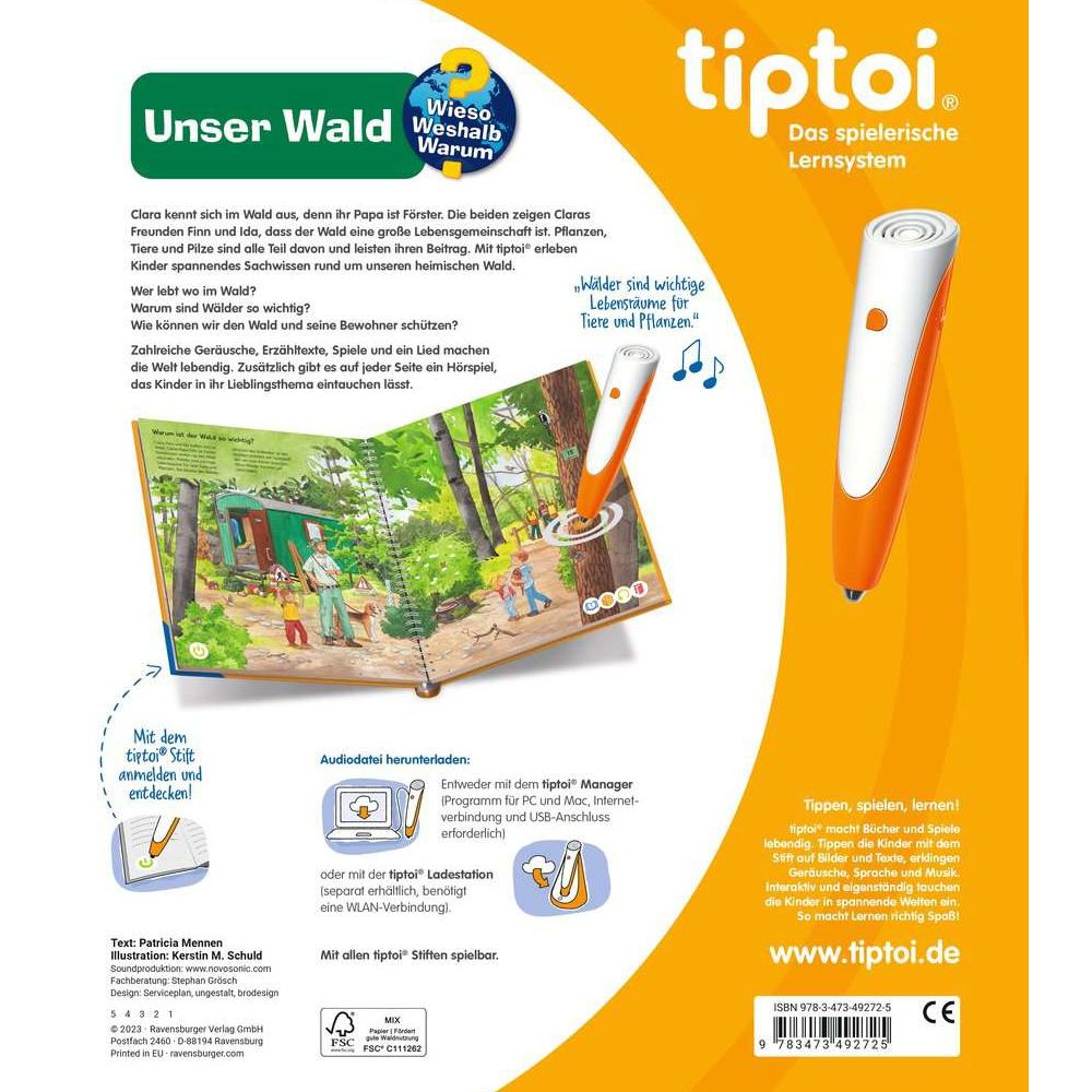 Ravensburger tiptoi® Wieso? Weshalb? Warum? Unser Wald