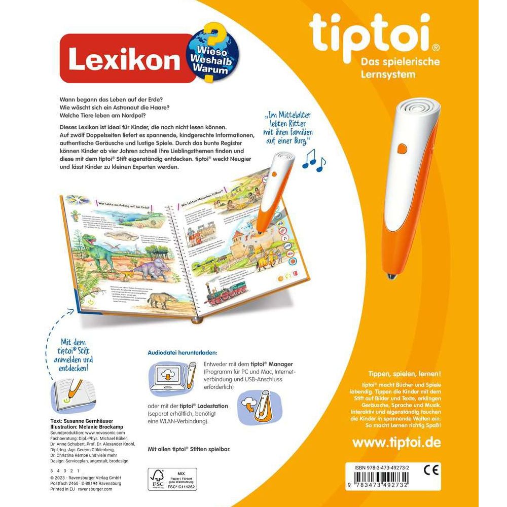 Ravensburger tiptoi® Wieso? Weshalb? Warum? Lexikon