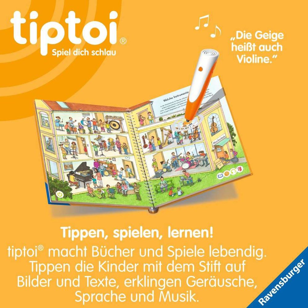 Ravensburger tiptoi® Wieso? Weshalb? Warum? Wir entdecken die Musik