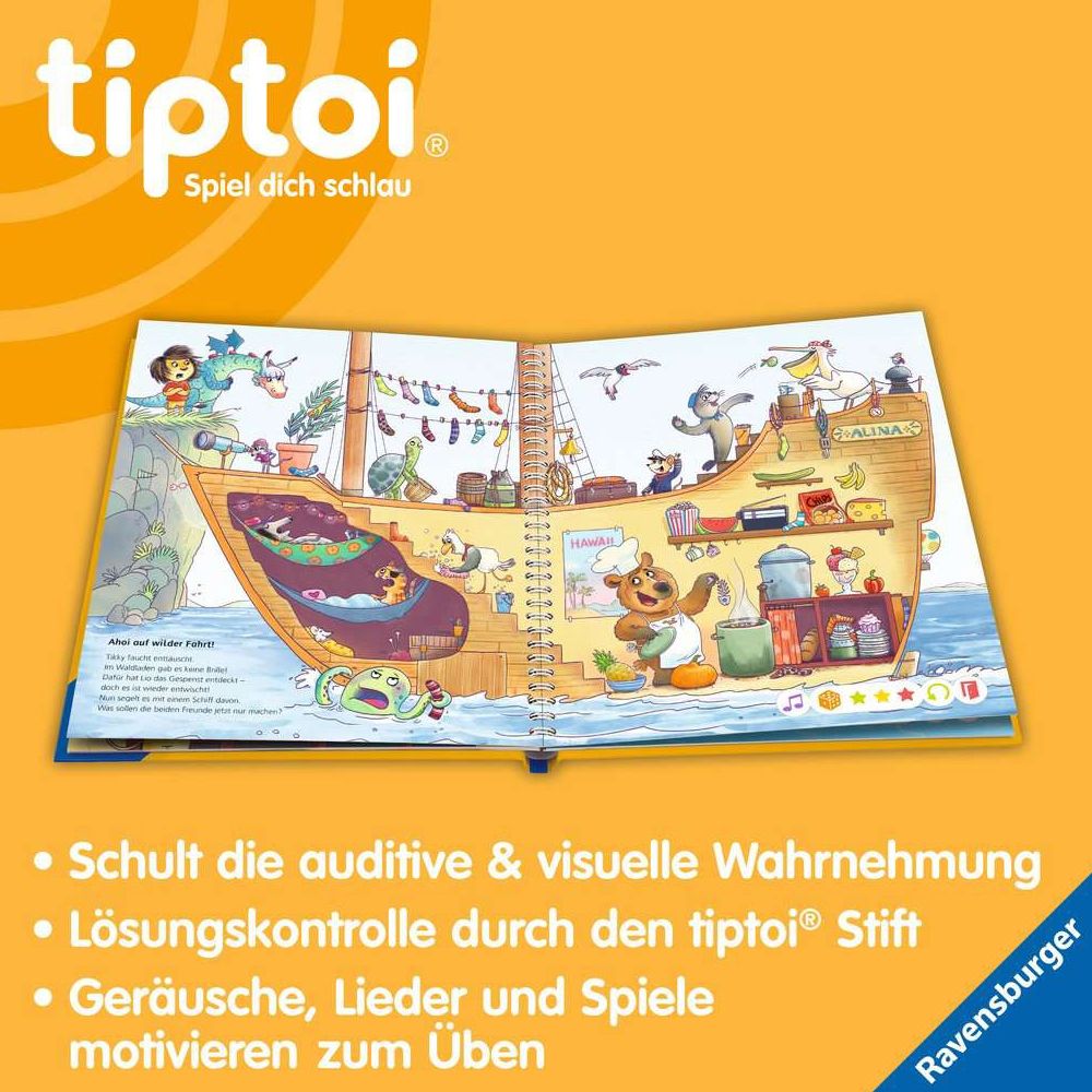 Ravensburger tiptoi® My Learning Game World: Concentration and Perception