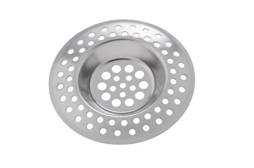 Wenko drain strainer stainless steel matt set of 2, 7 cm