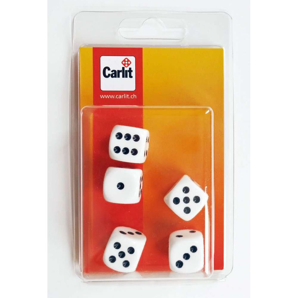 Carlit 5 Würfel Kst.16mm weiss