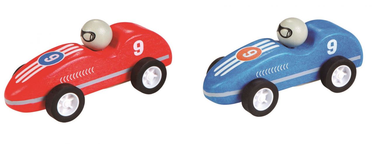 Spielba Rennauto mit Rückzugmotor im 6er Display