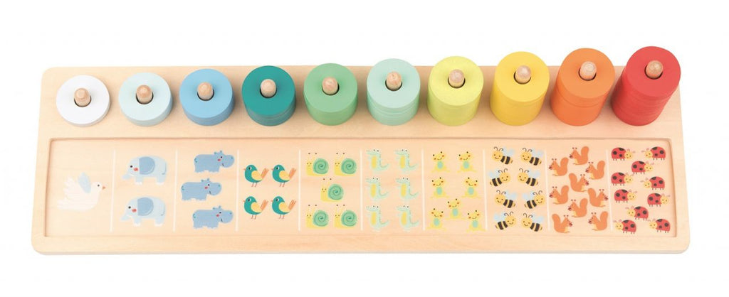 Spielba Zähl - und Zuordnungsbrett