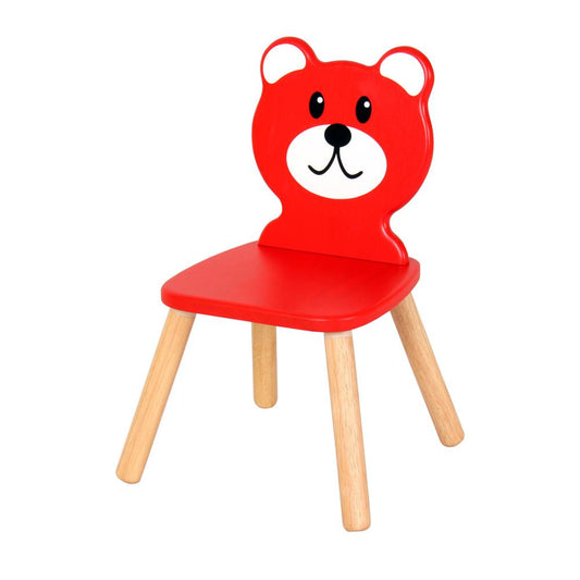 Playba chair bear, red