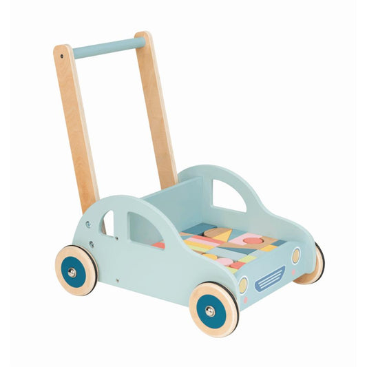 Spielba Baby Walker Auto mit Bauklötze