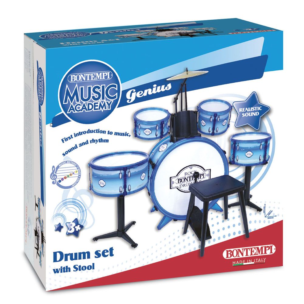 Bontempi drum kit blue