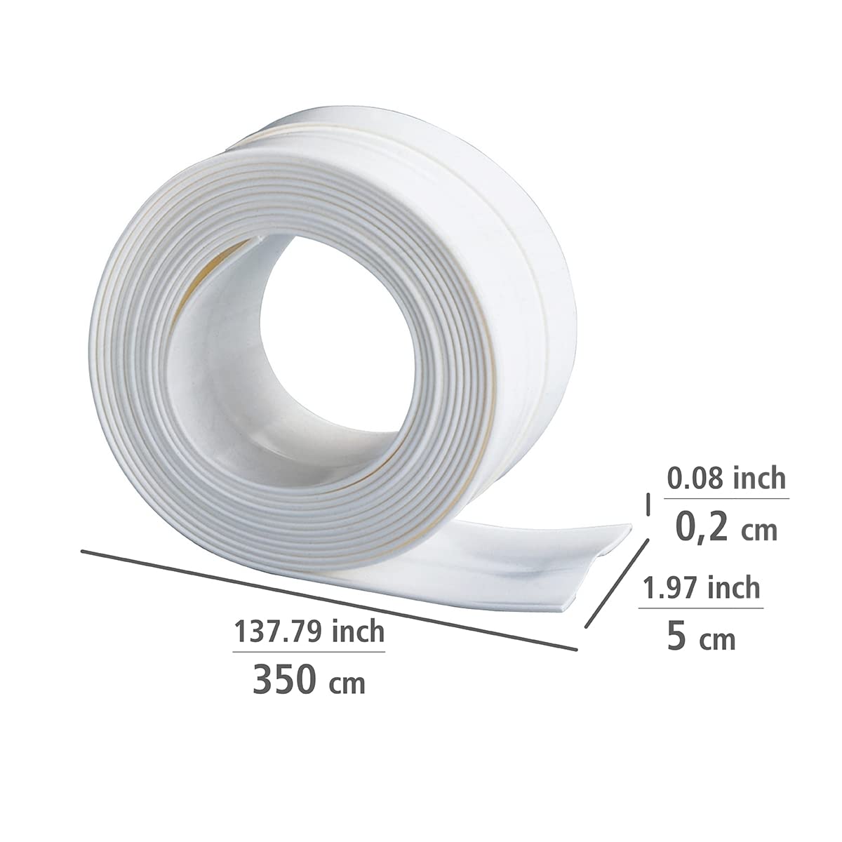 Wenko sealing tape extra wide, white