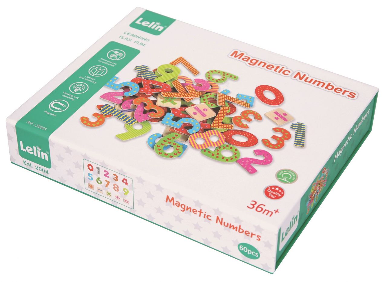 Numéros Spielba magnétiques, 60 pièces