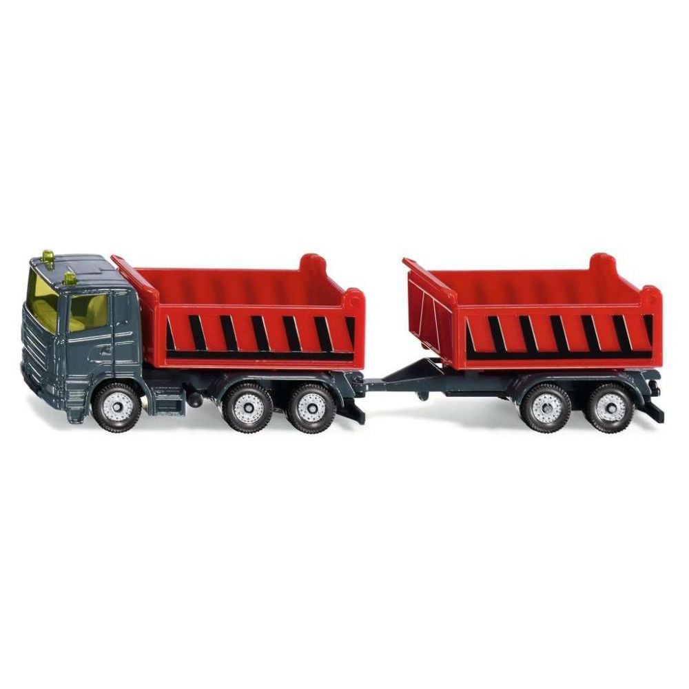 Siku truck with tipping body+trailer