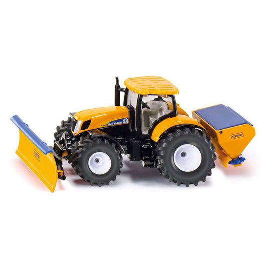 Siku tractor with snow plow + salt spray