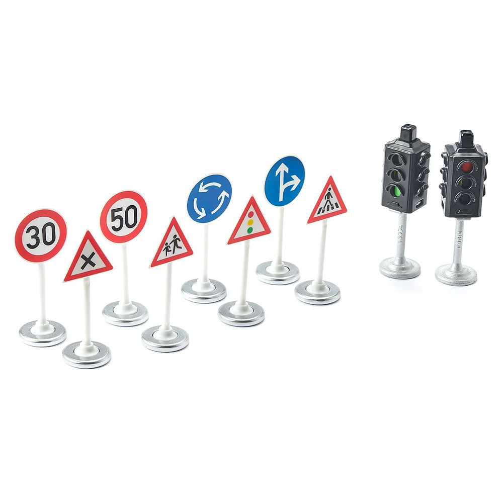 Siku traffic lights with accessories