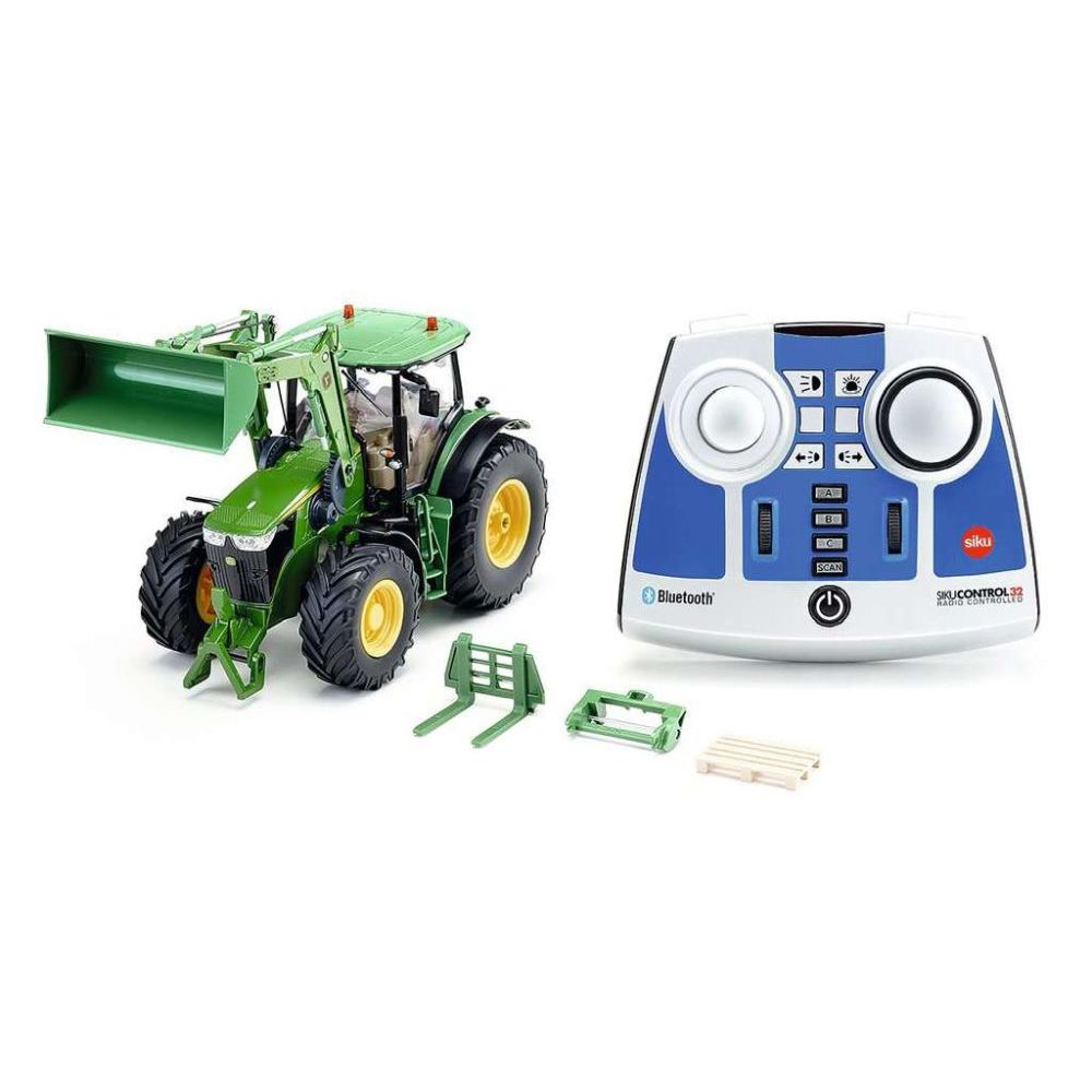 Siku John Deere 7310R Bl.+FM